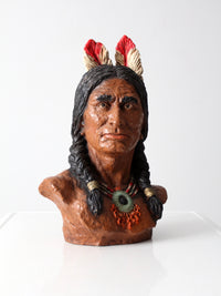 vintage V. Kendrick Native American bust