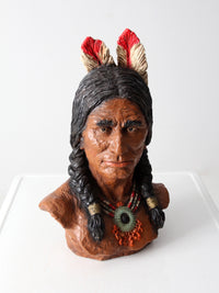 vintage V. Kendrick Native American bust