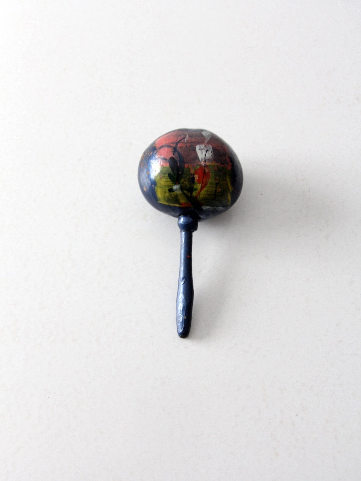 vintage hand-painted Mexicana maraca