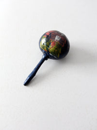 vintage hand-painted Mexicana maraca