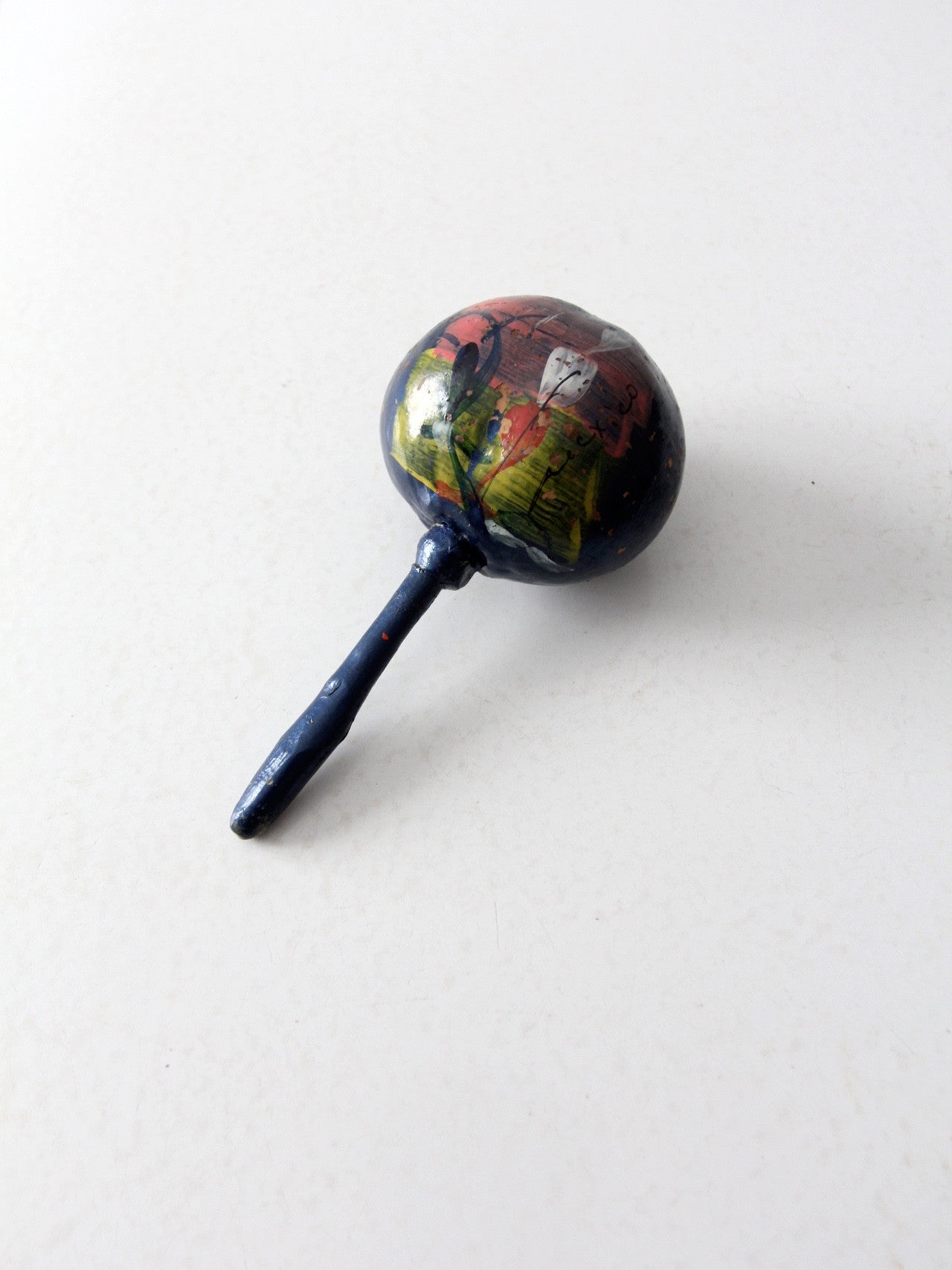 vintage hand-painted Mexicana maraca