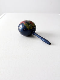 vintage hand-painted Mexicana maraca