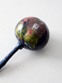 vintage hand-painted Mexicana maraca