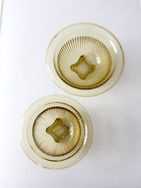 Depression glass bowls set of 2