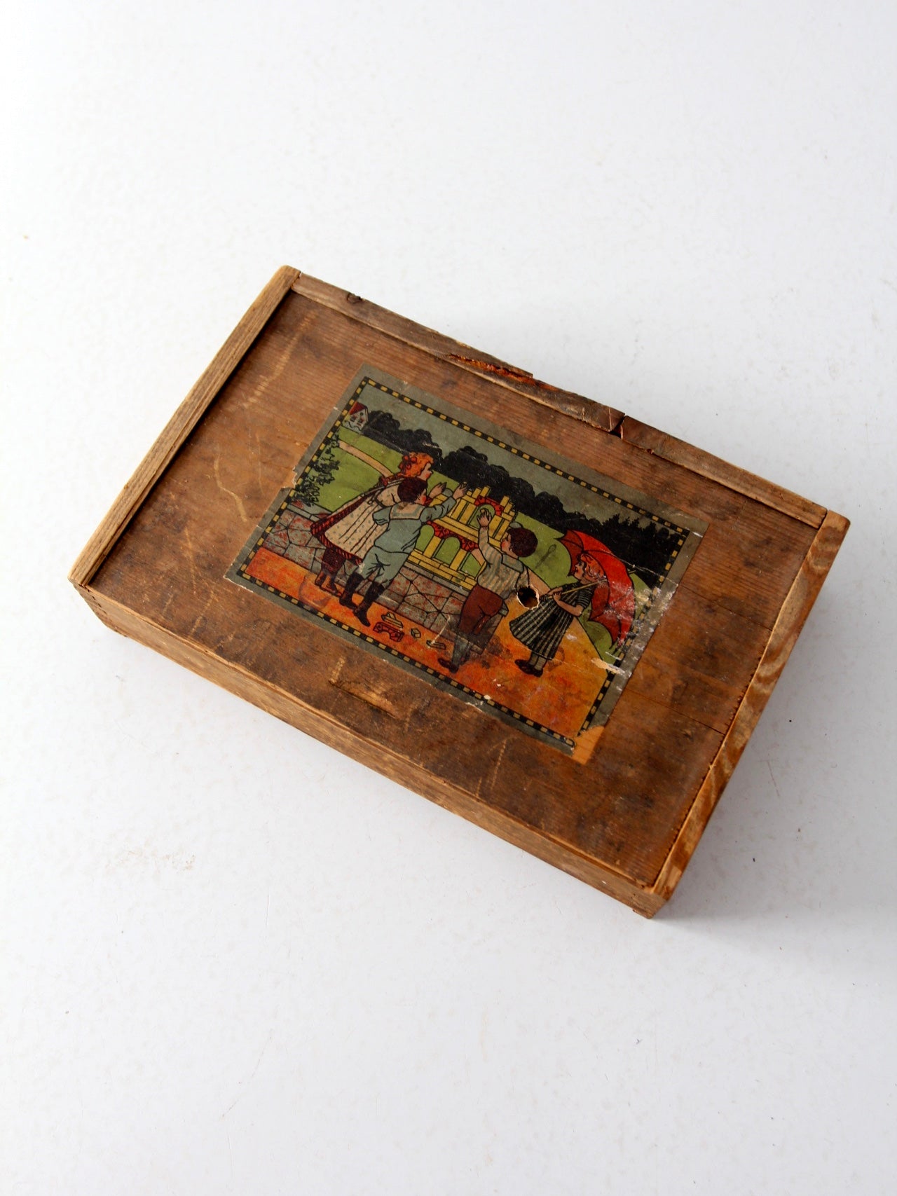 Victorian toy building blocks