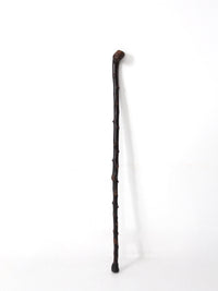 antique burl wood cane
