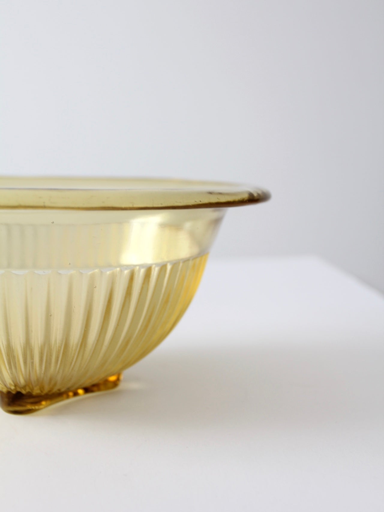 vintage Depression glass bowl by Federal