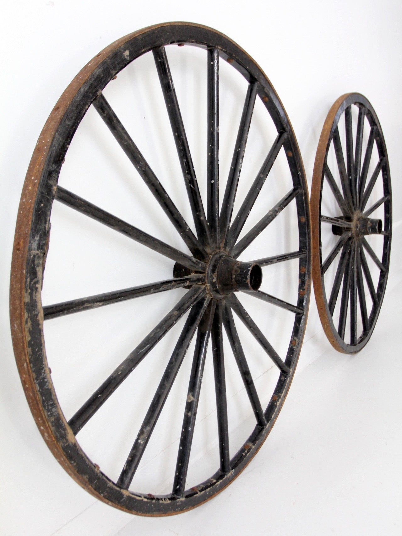 antique wooden wagon wheels