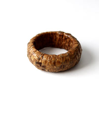 vintage snakeskin bangle
