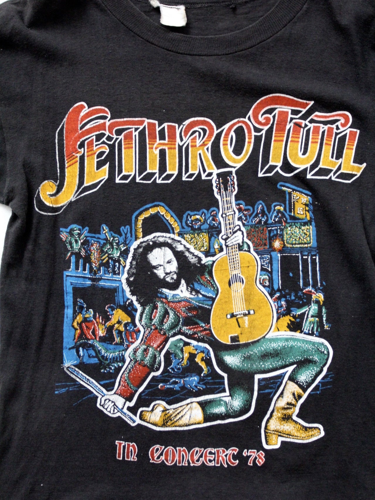 vintage 1978 Jethro Tull concert t-shirt