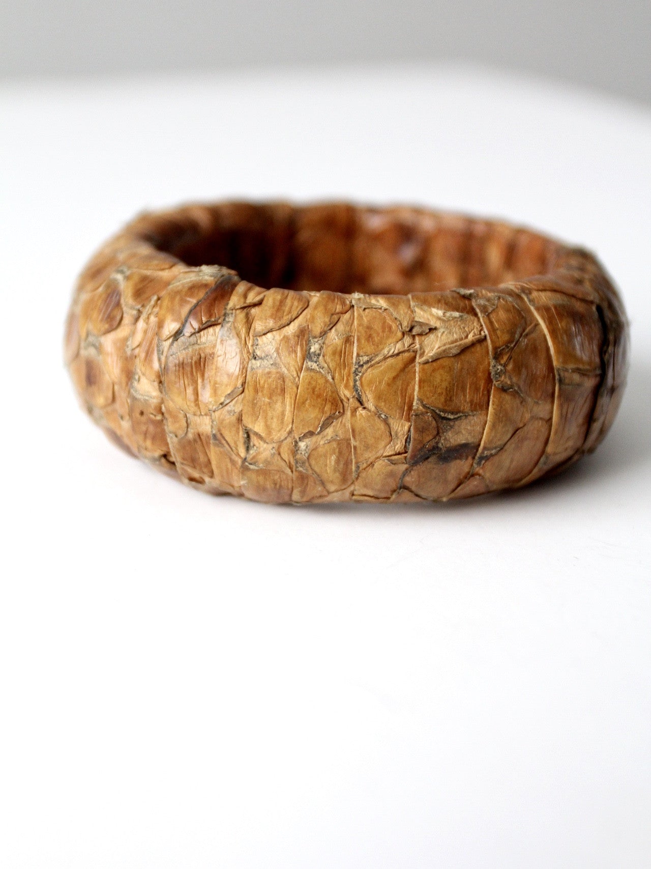 vintage snakeskin bangle