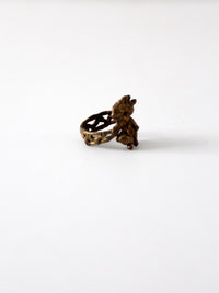vintage bronze brass ring