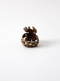 vintage brass ring