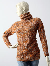 vintage 70s knit turtleneck