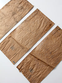 vintage ASI hog feed bags - set of 3