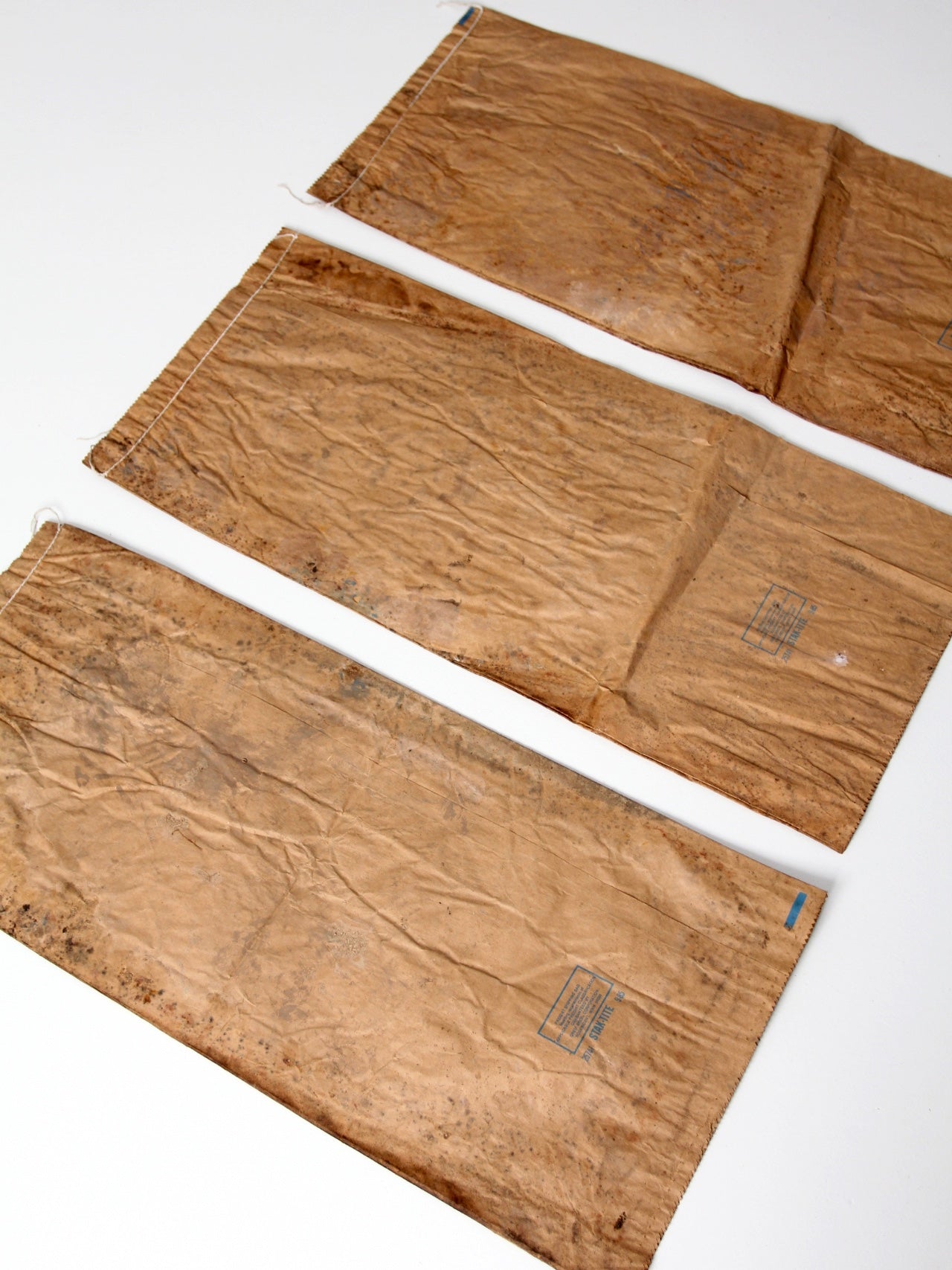 vintage ASI hog feed bags - set of 3