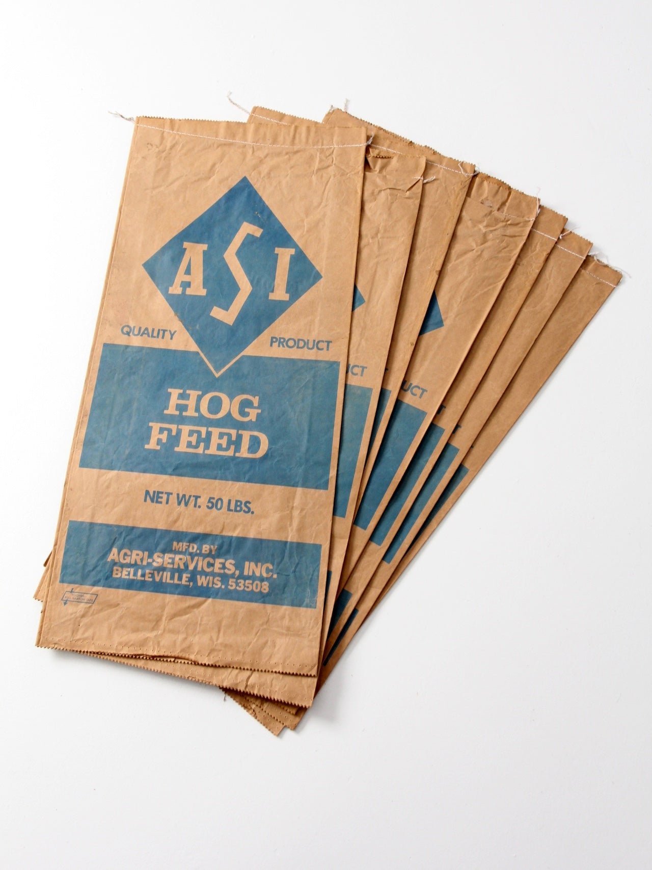 vintage ASI hog feed bag