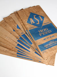 vintage ASI distressed hog feed bag