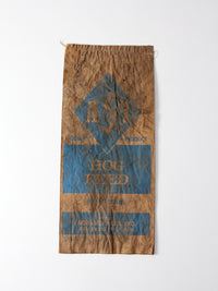 vintage ASI distressed hog feed bag