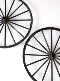 antique wooden wagon wheels