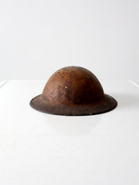 vintage metal military helmet