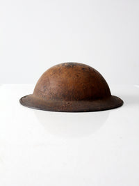 vintage metal military helmet