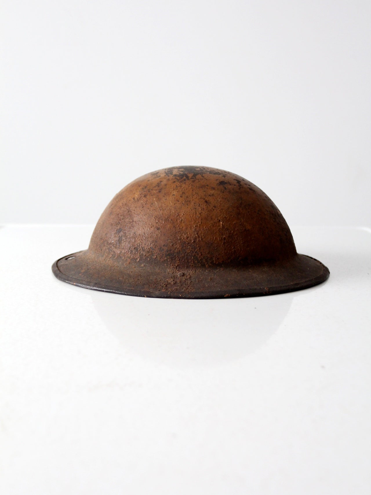 vintage metal military helmet