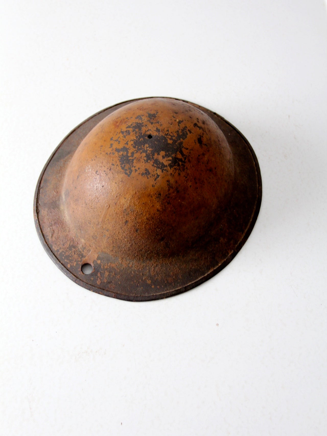 vintage metal military helmet