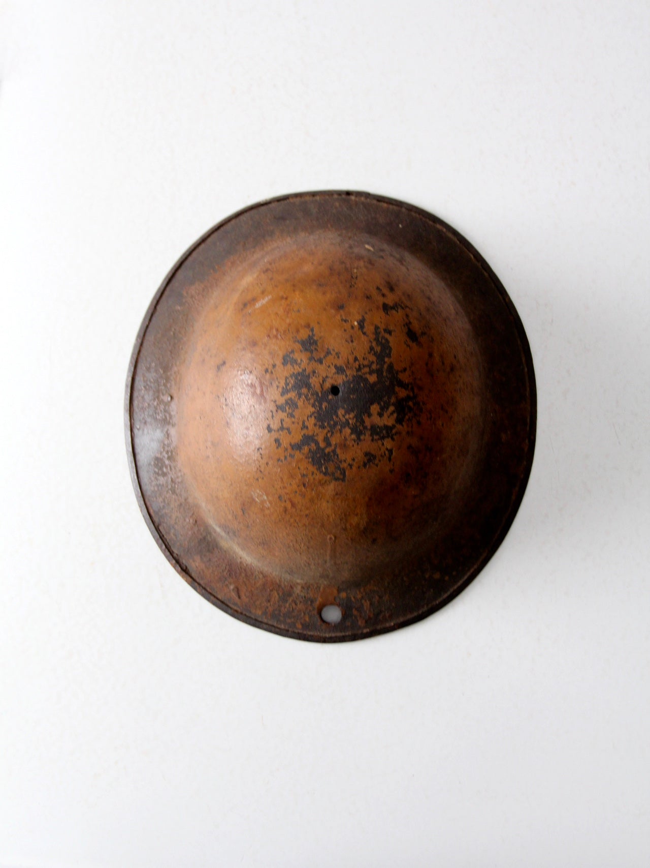 vintage metal military helmet