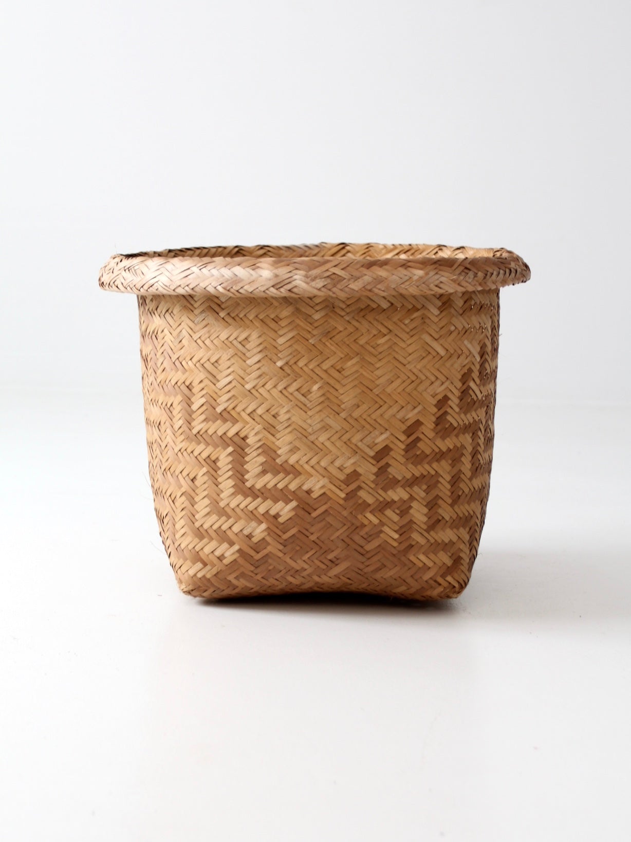 vintage Indonesian storage basket