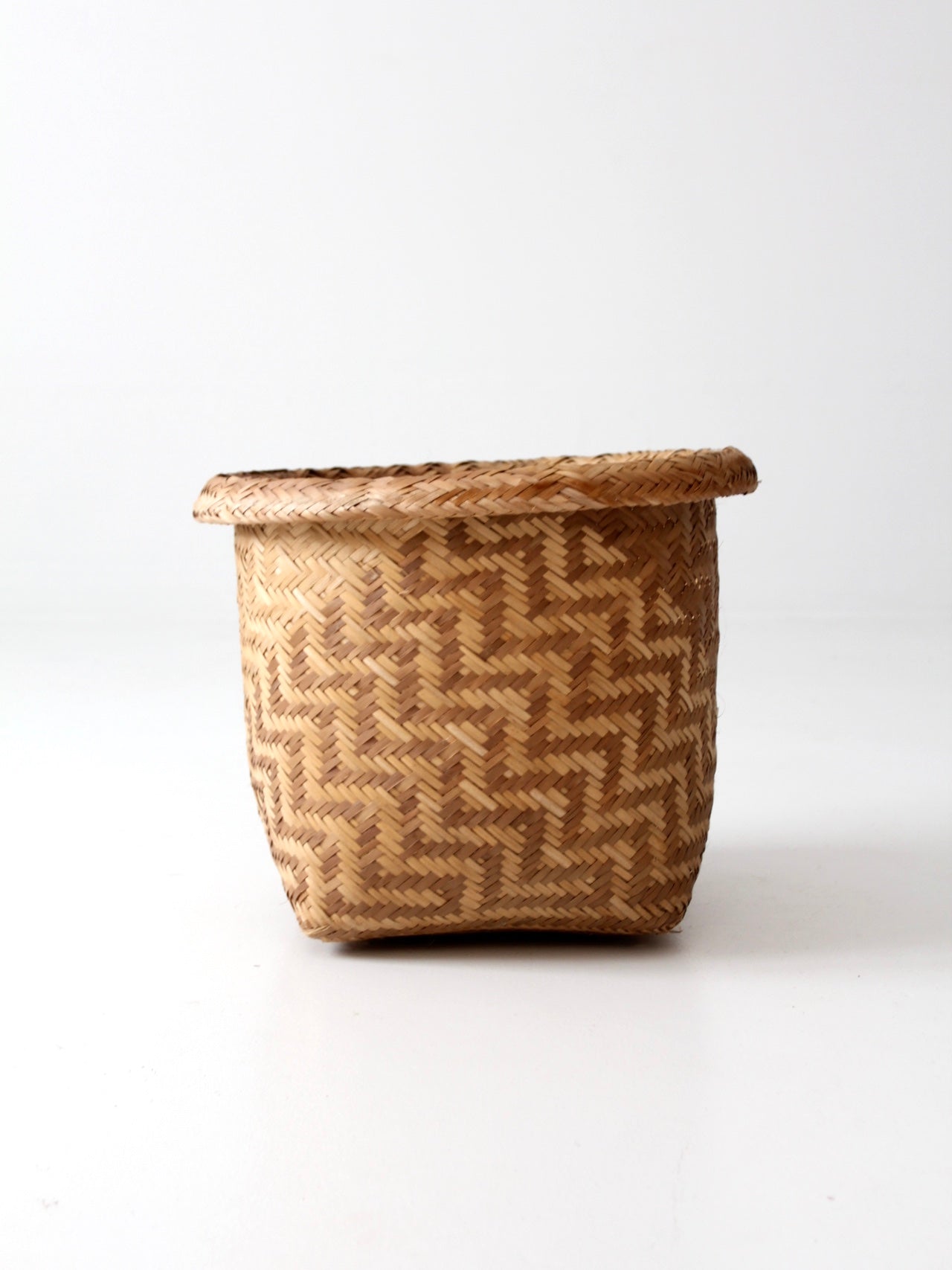 vintage Indonesian storage basket