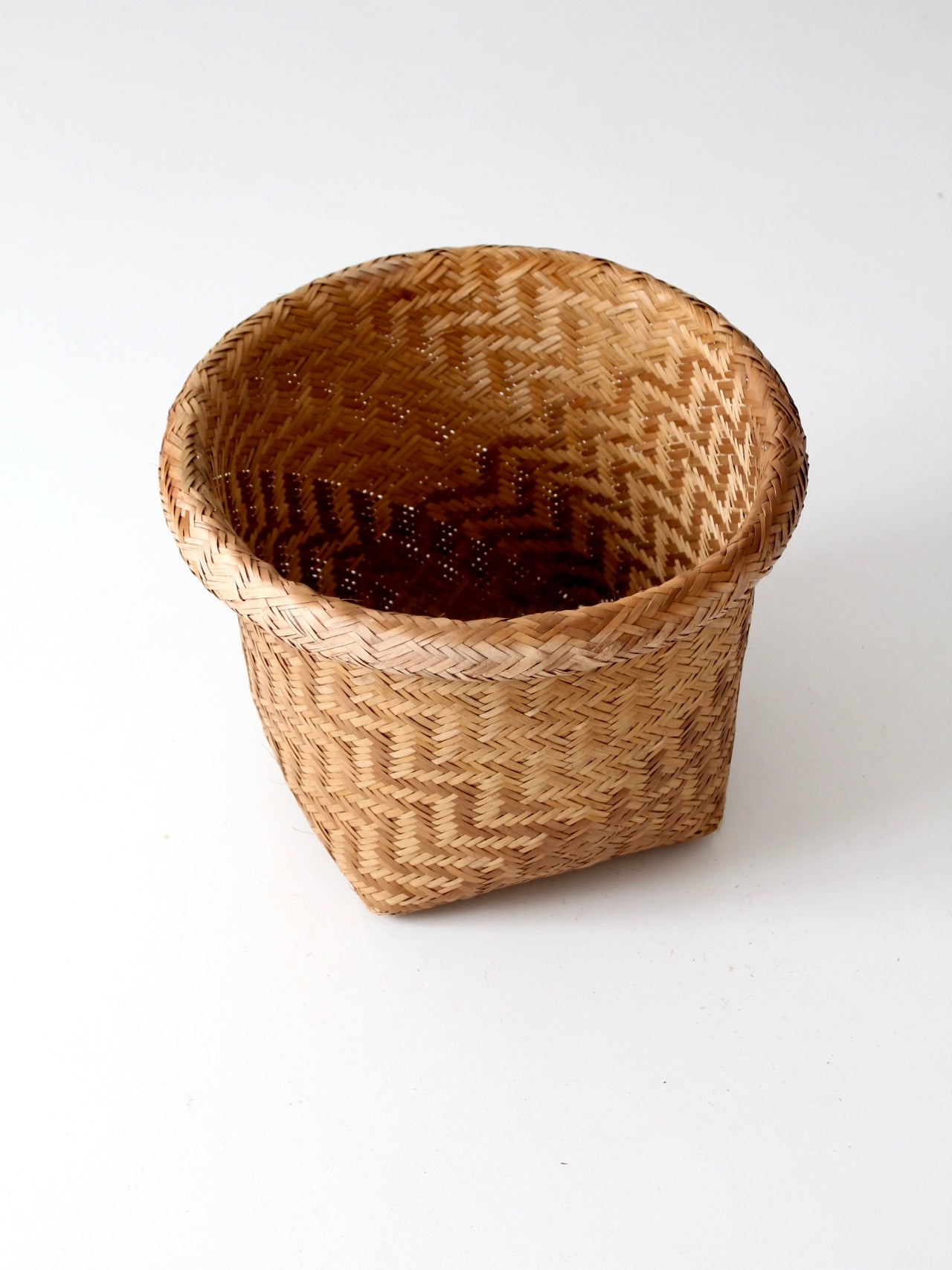 vintage Indonesian storage basket