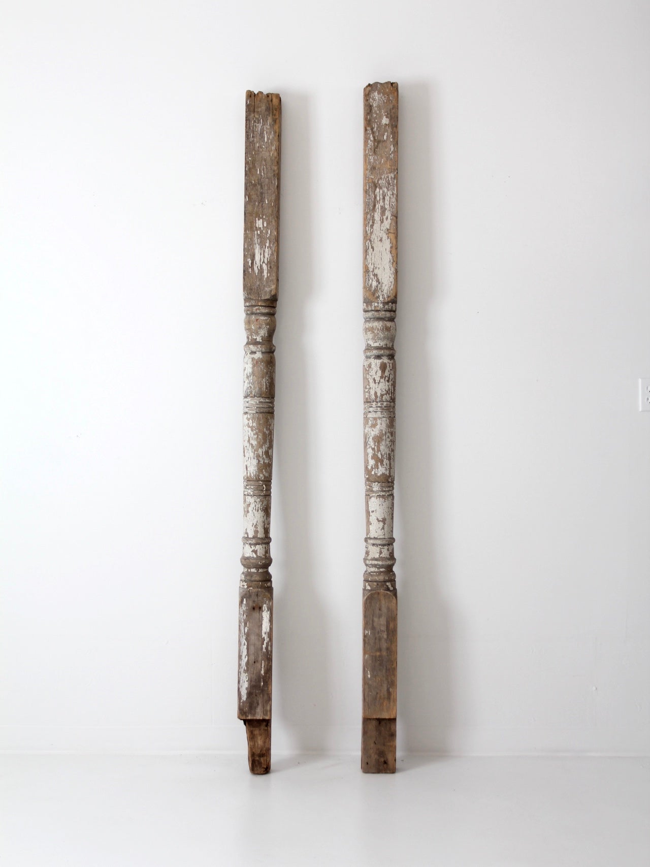 antique architectural wooden columns