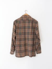 vintage Pendleton plaid shirt