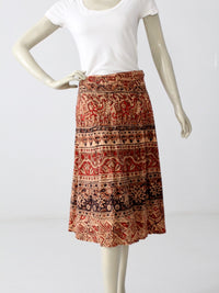 vintage hippie wrap skirt