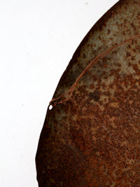 vintage Coca-Cola white button sign