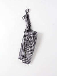 vintage gingham apron