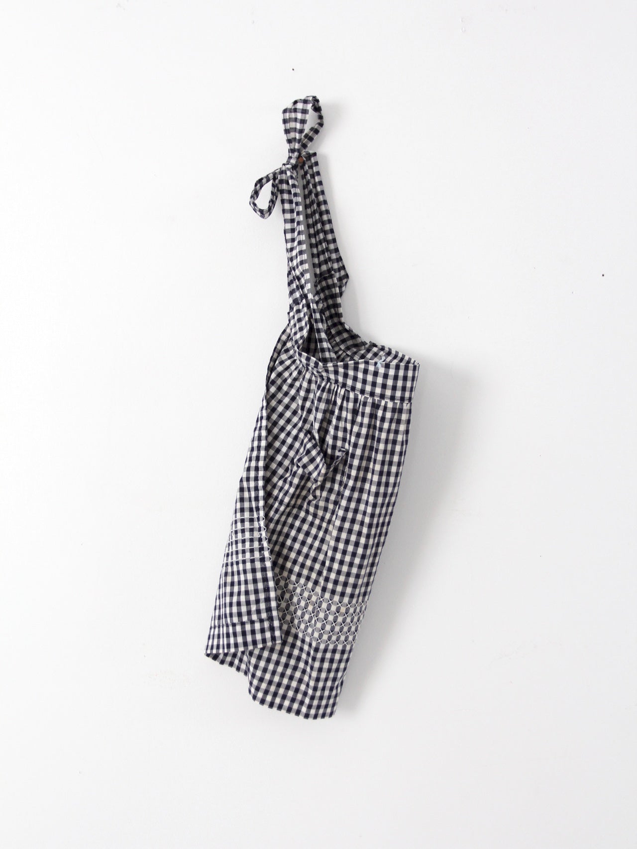 vintage gingham apron