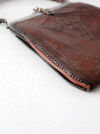 1920s Arts & Crafts leather bag