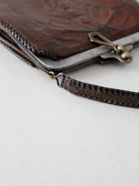 1920s Arts & Crafts leather bag