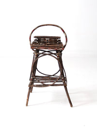 antique Adirondack twig table