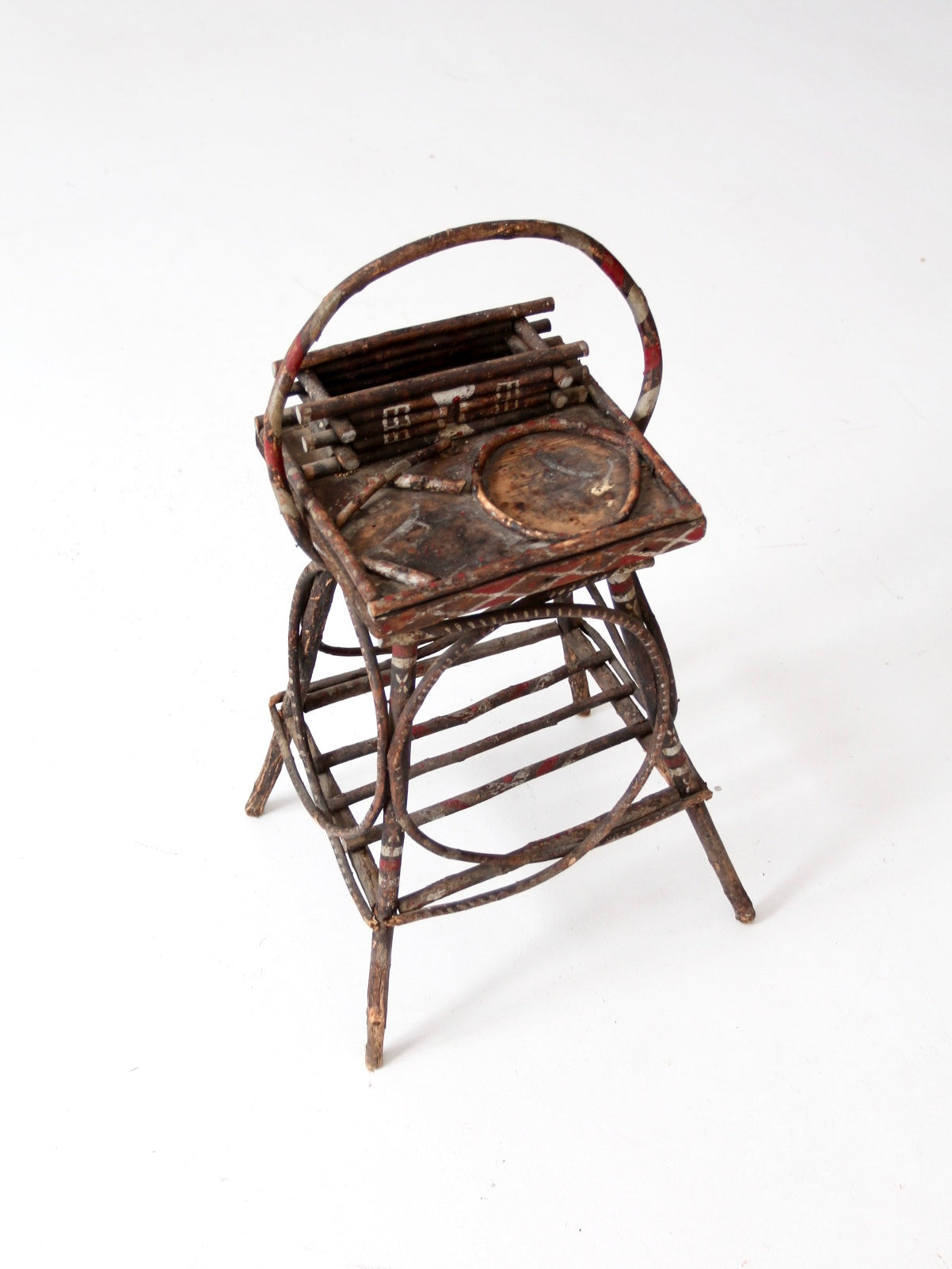 antique Adirondack twig table