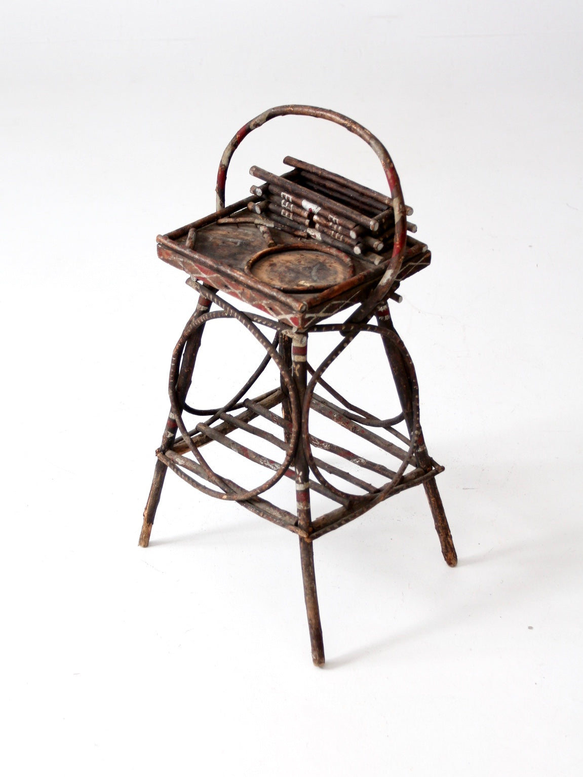 antique Adirondack twig table