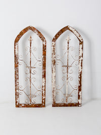 antique architectural garden panels