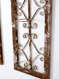 antique architectural garden panels