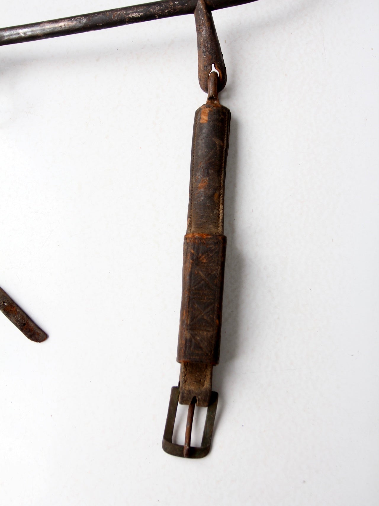 antique equestrian tack horse hames set