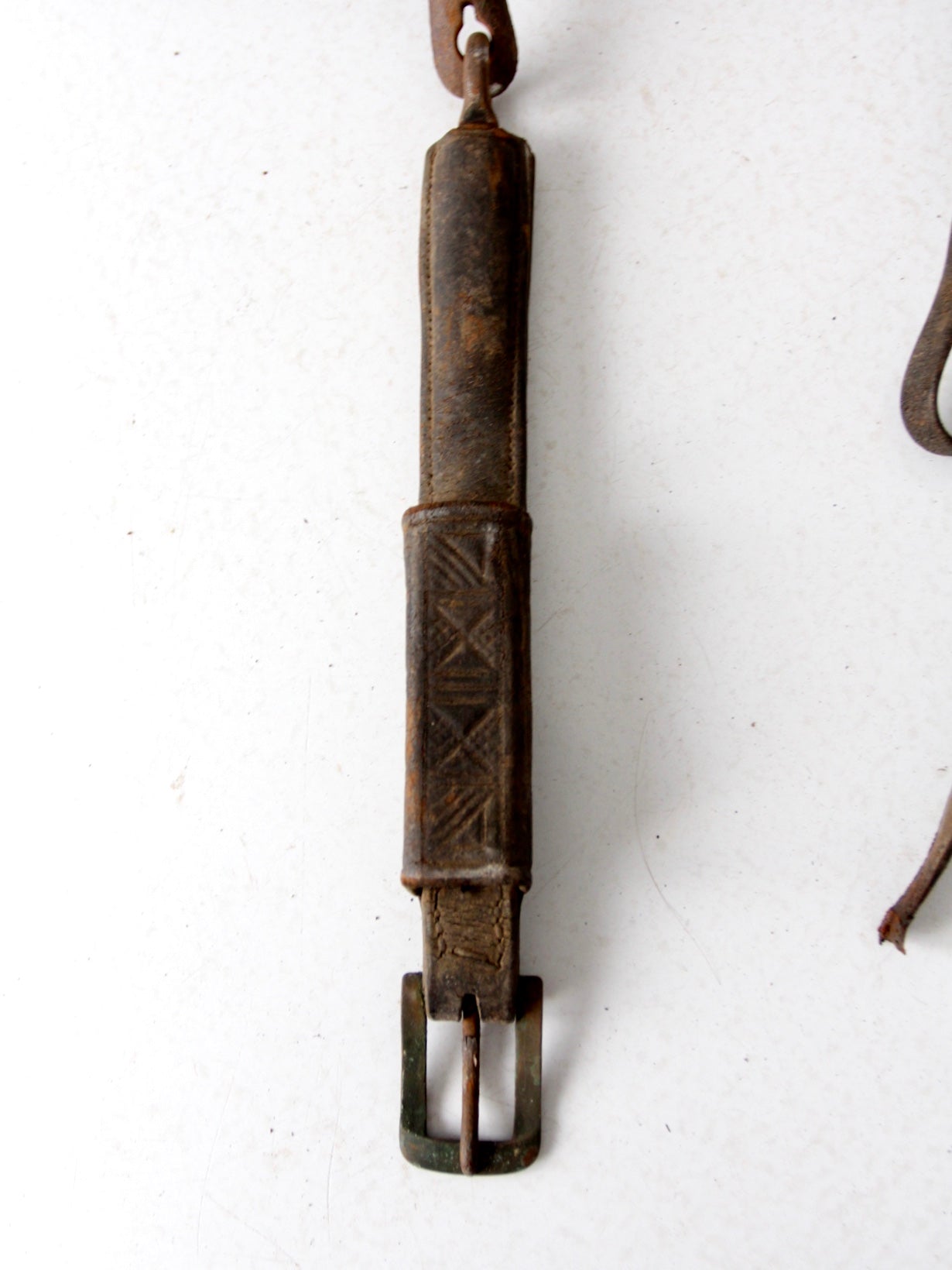 antique equestrian tack horse hames set