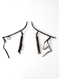 antique equestrian tack horse hames set