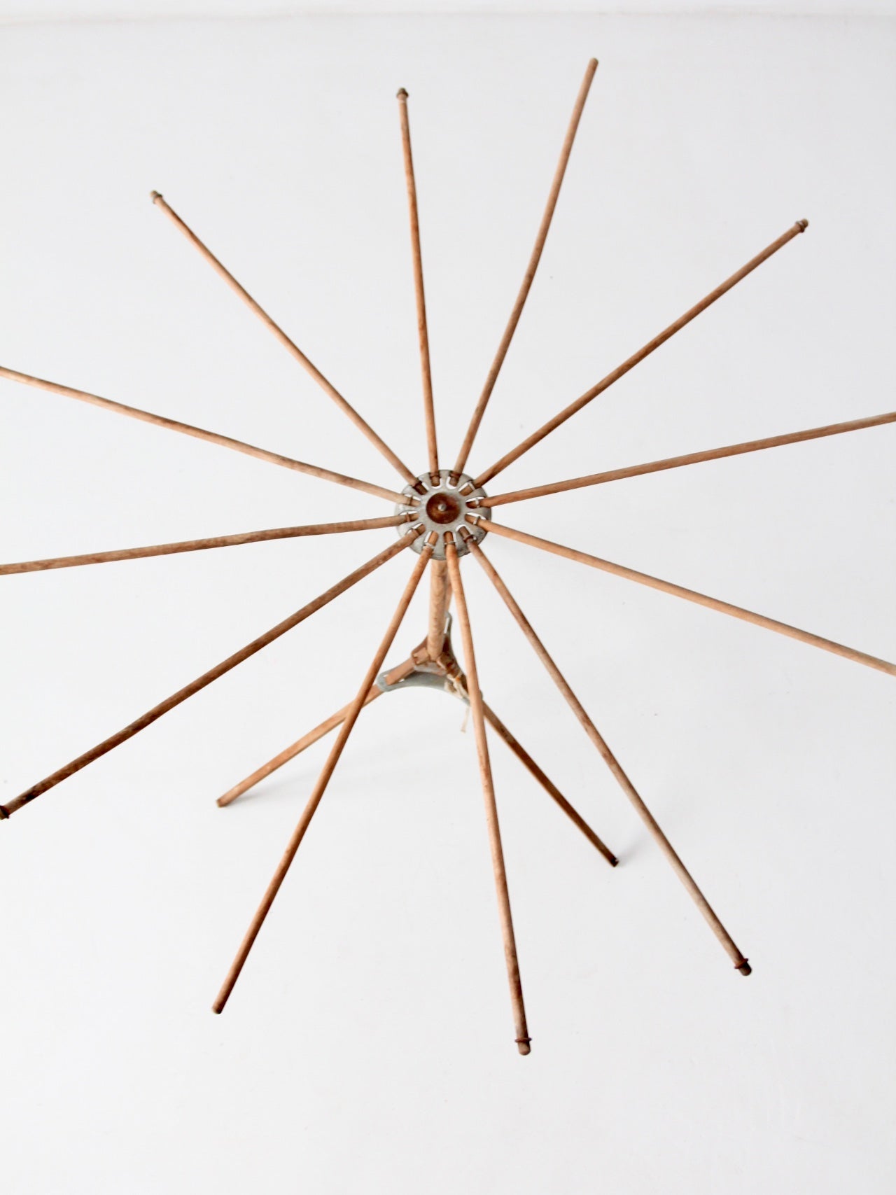 antique spindle laundry rack