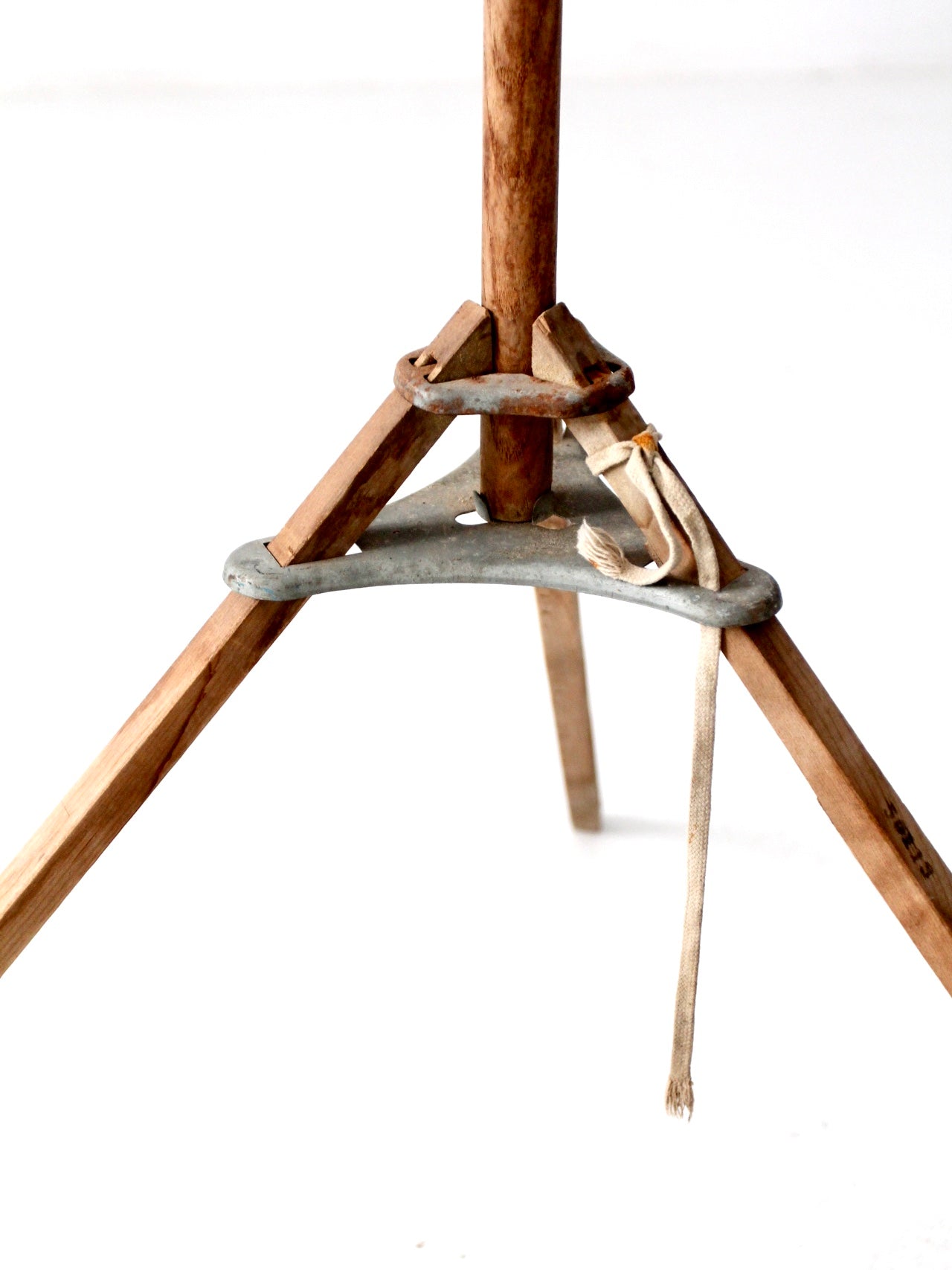 antique folding drying rack